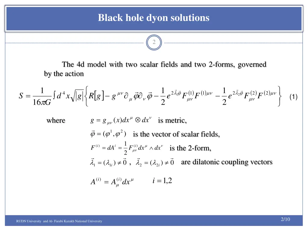 black hole dyon solutions