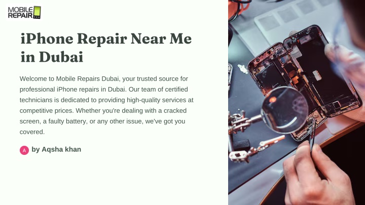 iphone repair near me in dubai