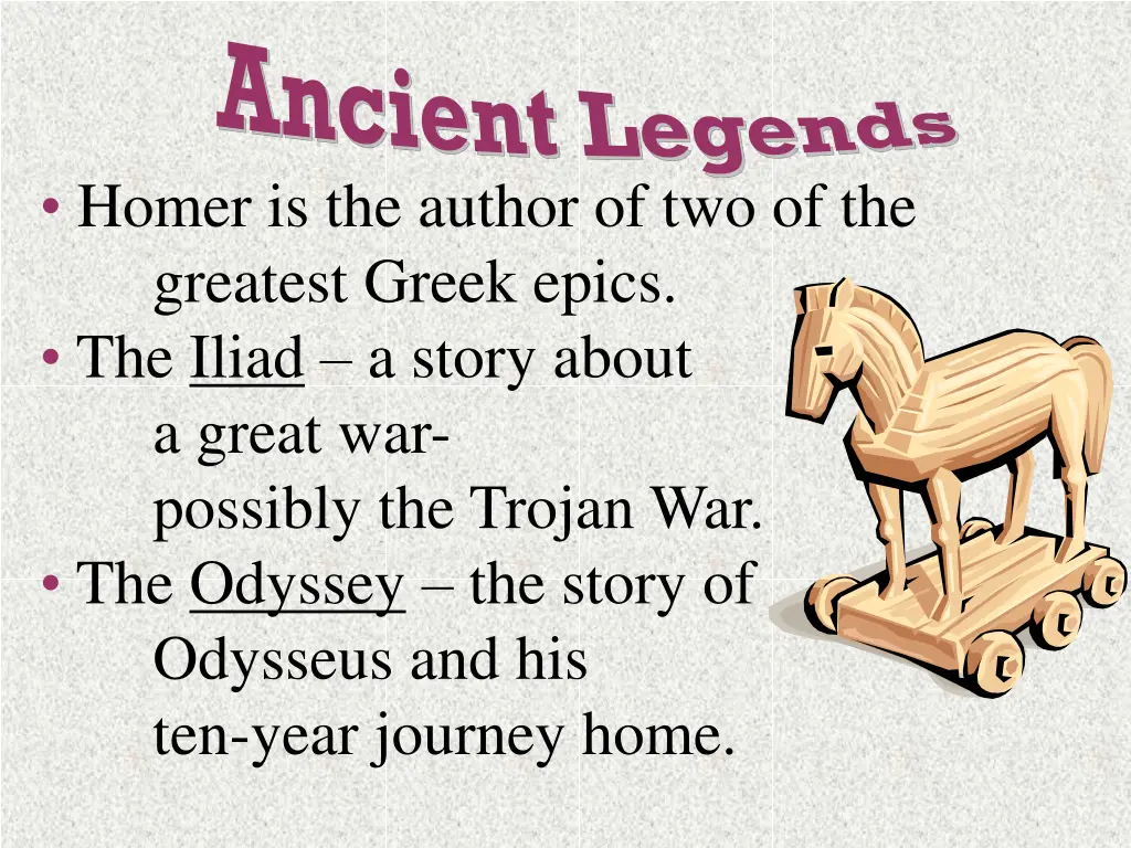 ancient legends