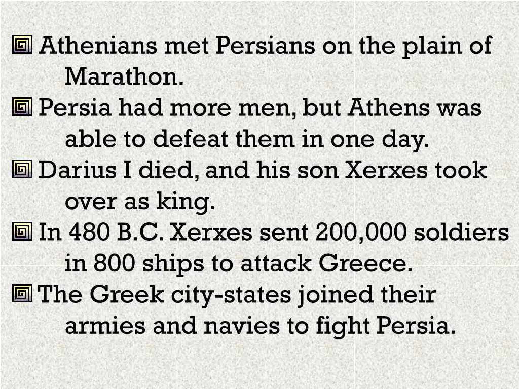 athenians met persians on the plain of marathon