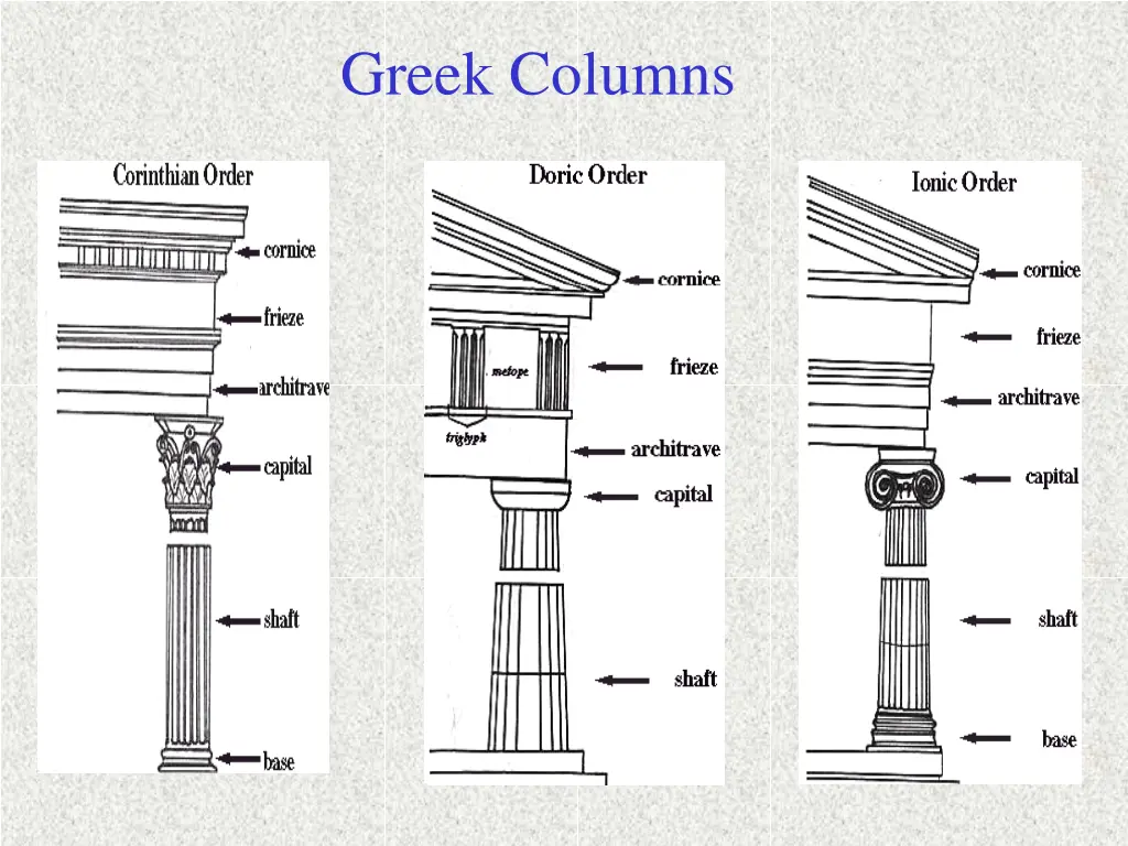 greek columns