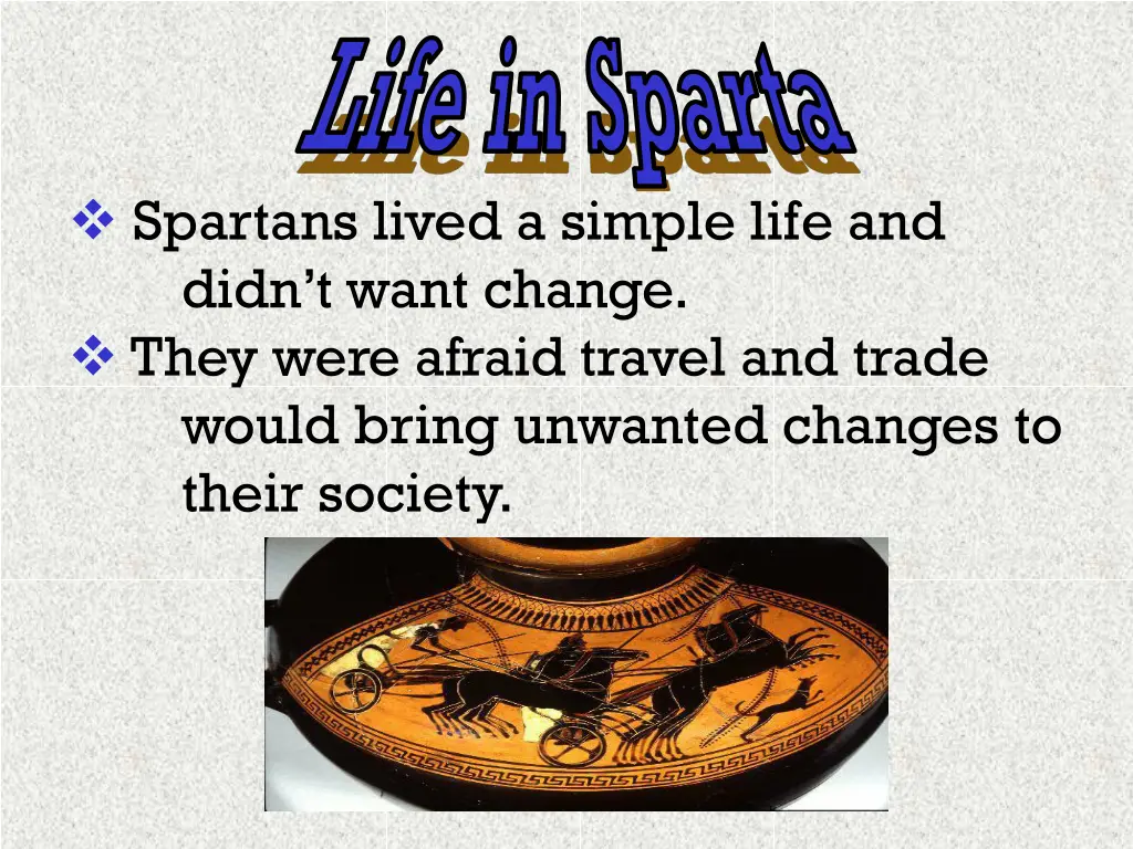 life in sparta