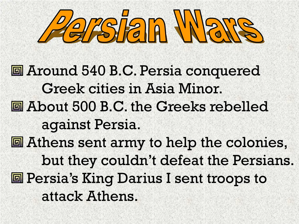 persian wars persian wars