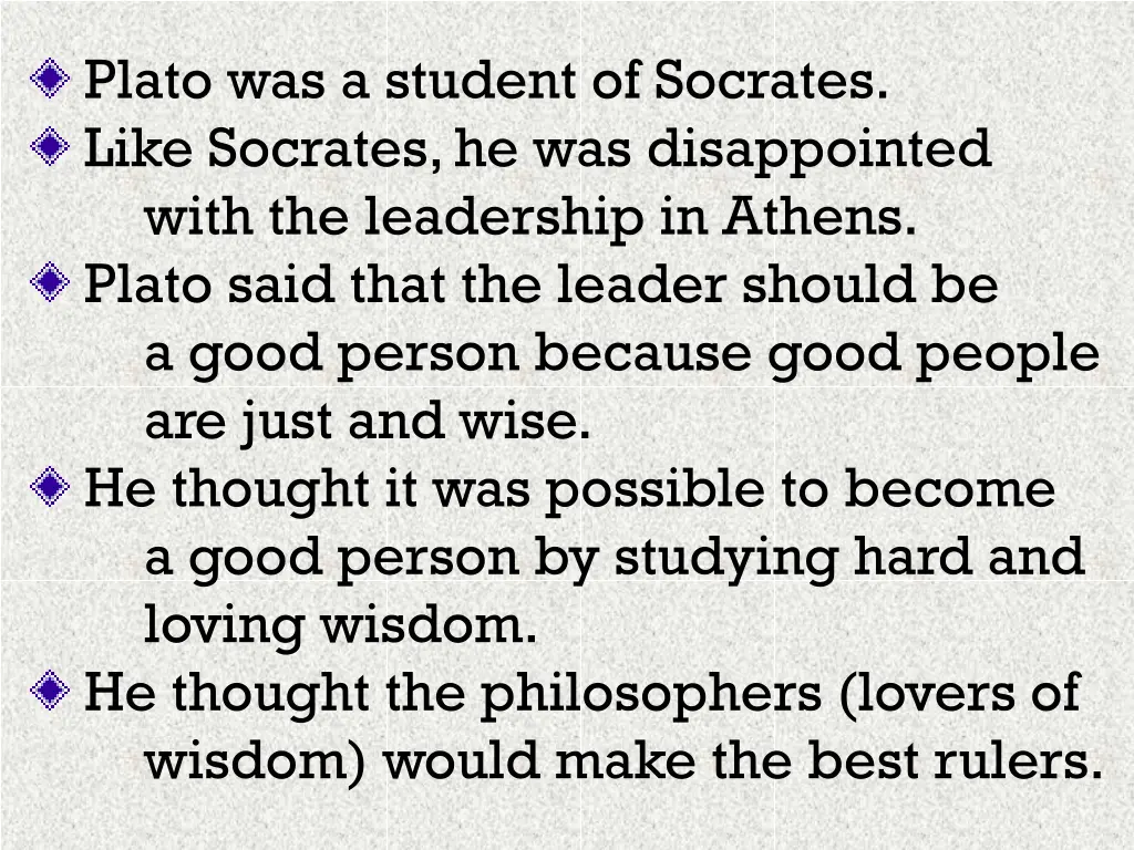 plato was a student of socrates like socrates