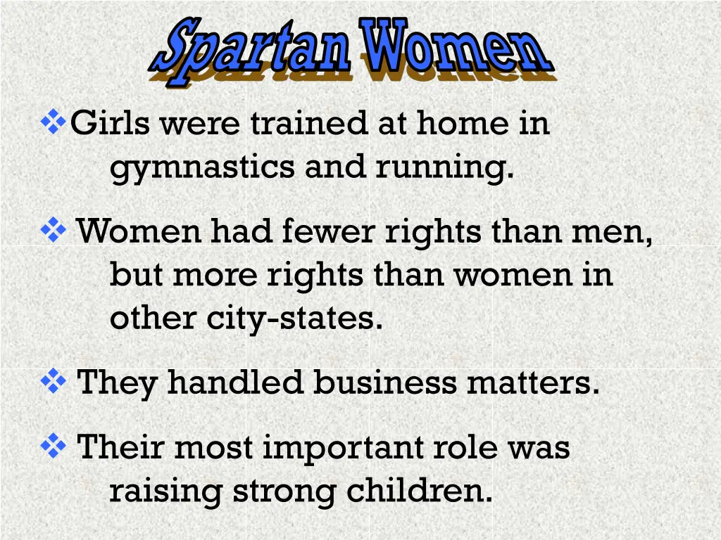 spartan women