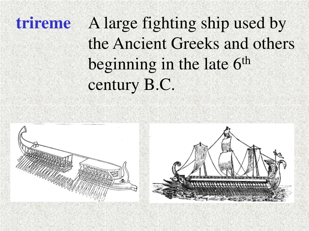 trireme