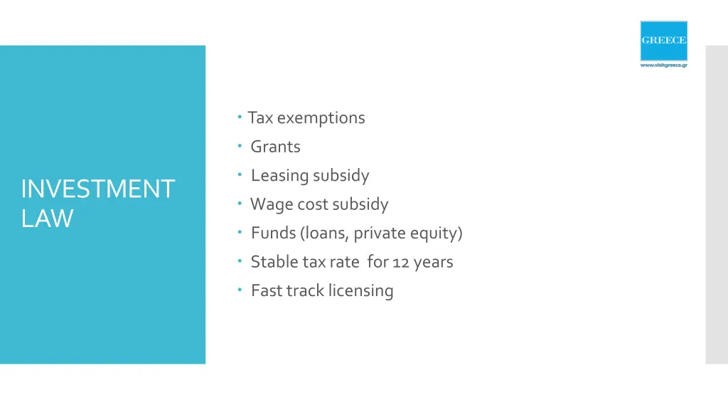 tax exemptions grants leasing subsidy wage cost