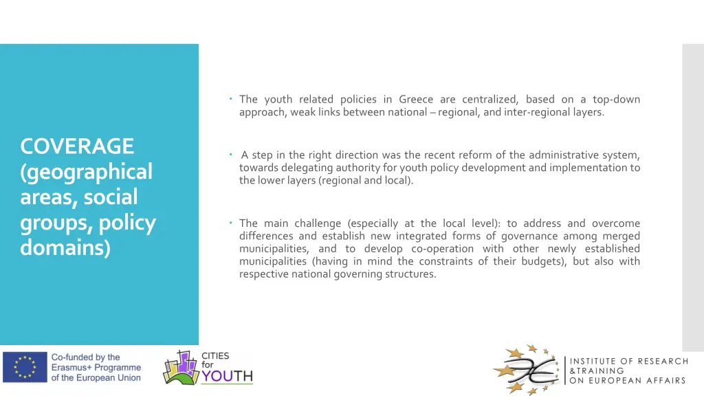 the youth related policies in greece