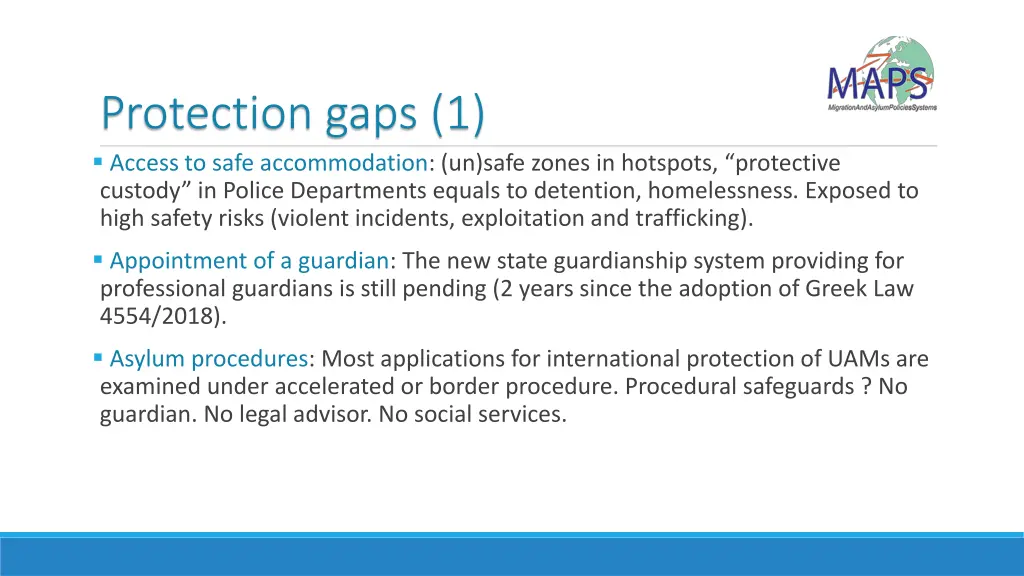 protection gaps 1 access to safe accommodation