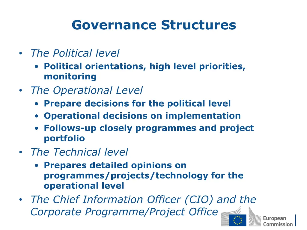 governance structures