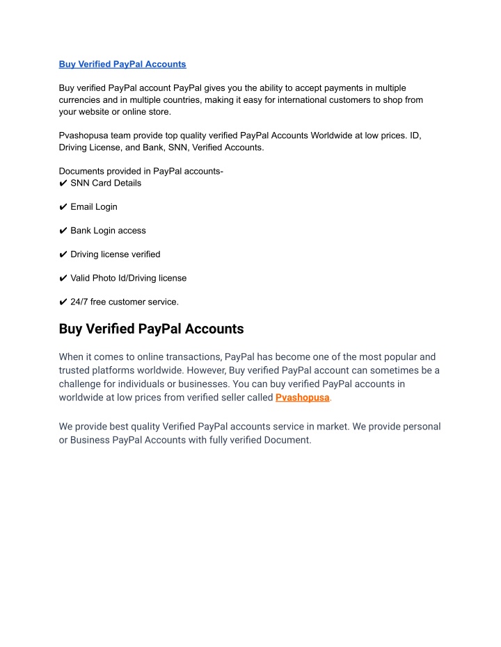buy verified paypal accounts