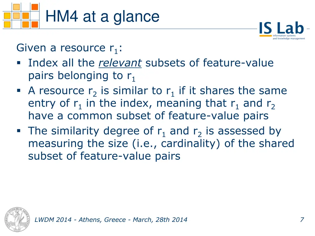 hm4 at a glance