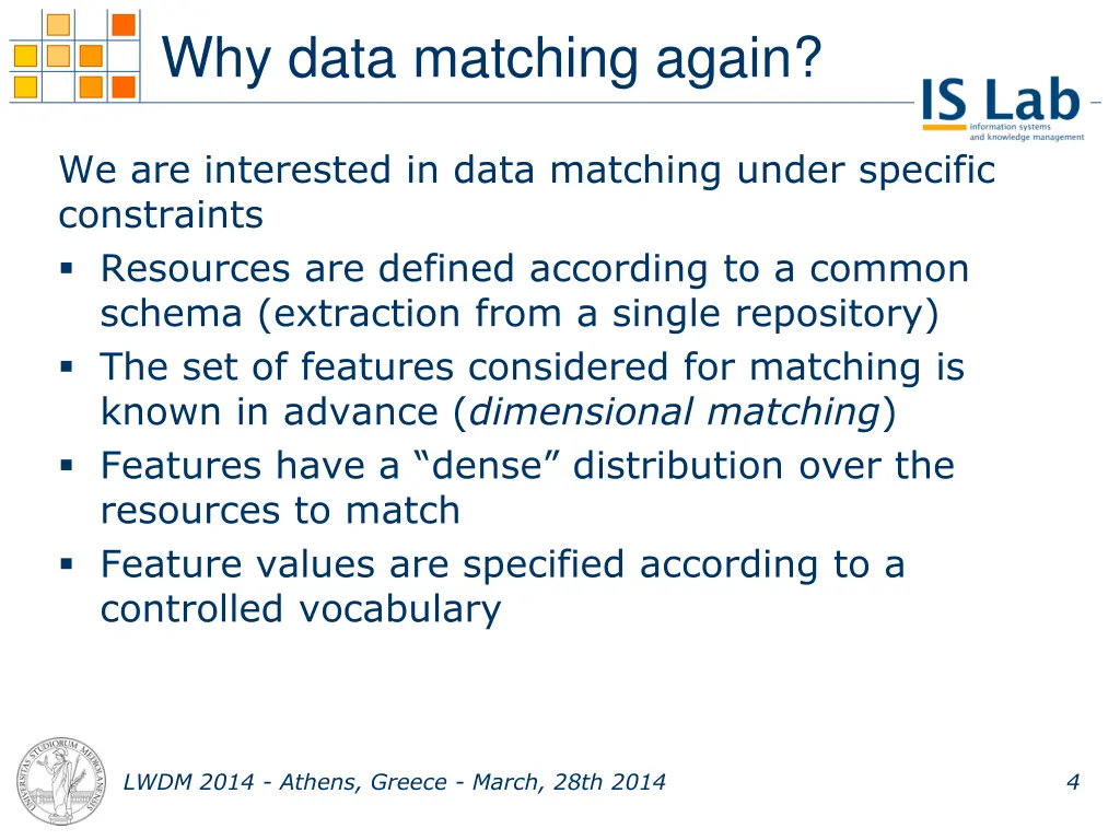 why data matching again 1