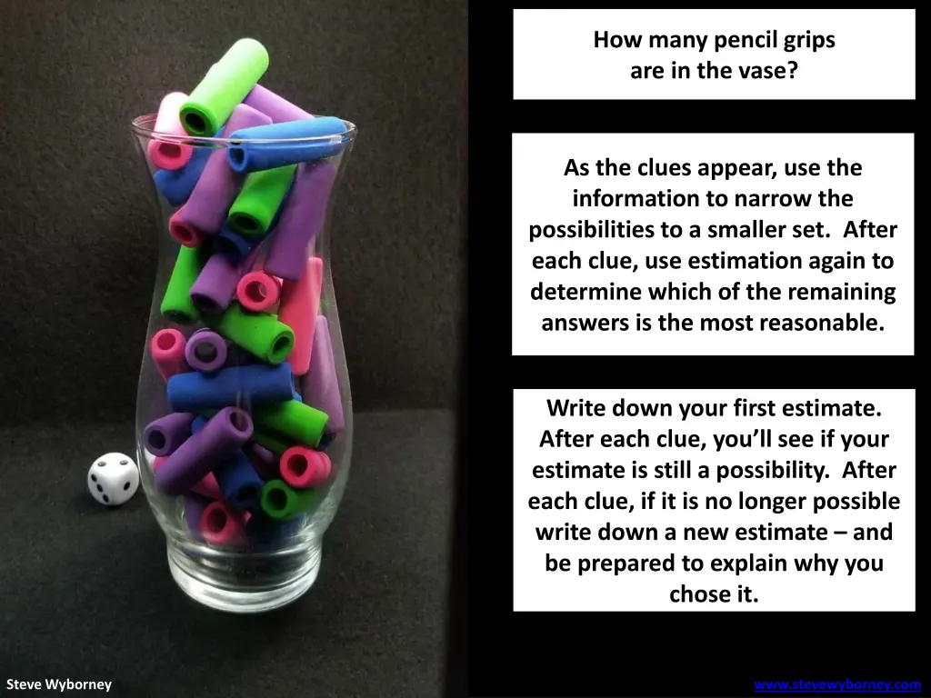 how many pencil grips are in the vase 1