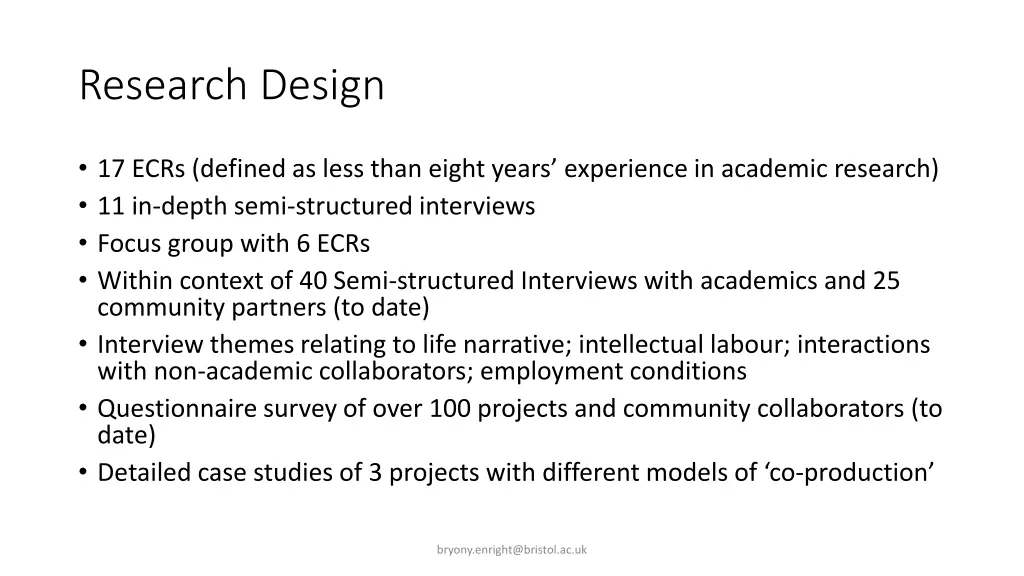 research design