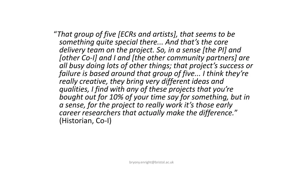 that group of five ecrs and artists that seems