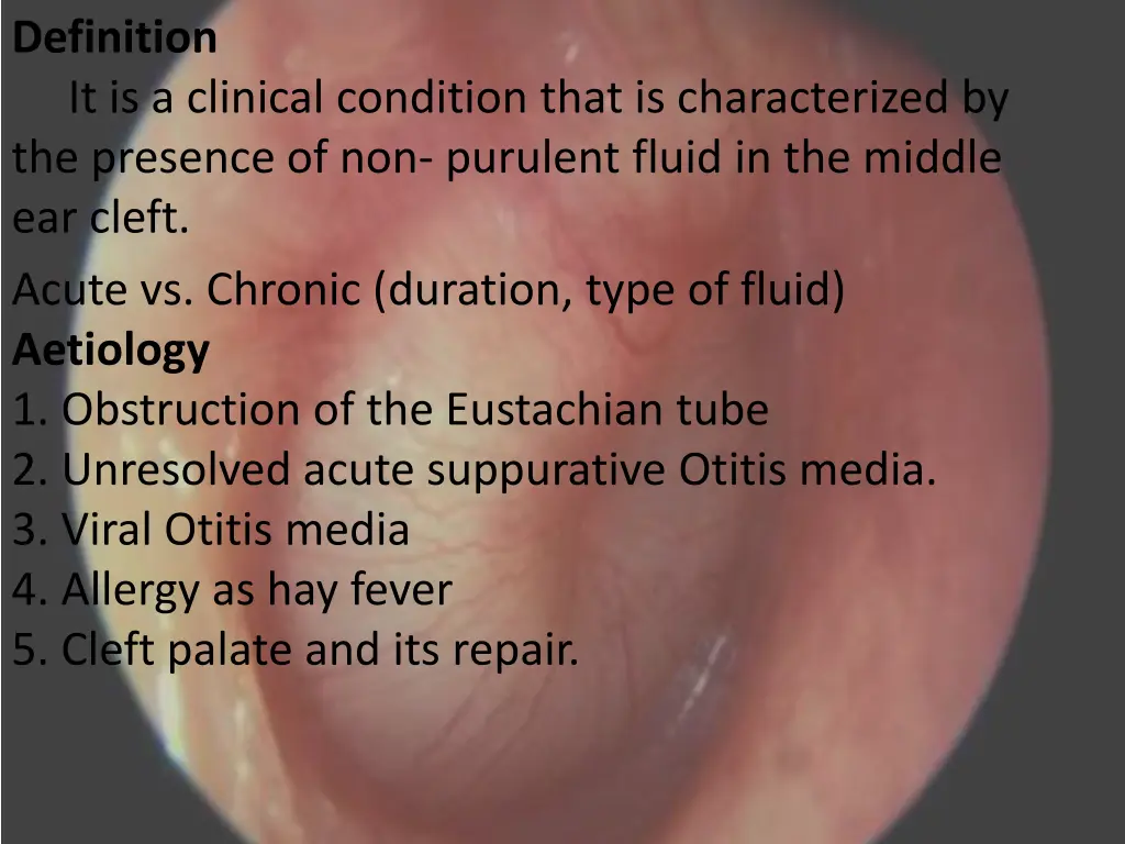 definition it is a clinical condition that