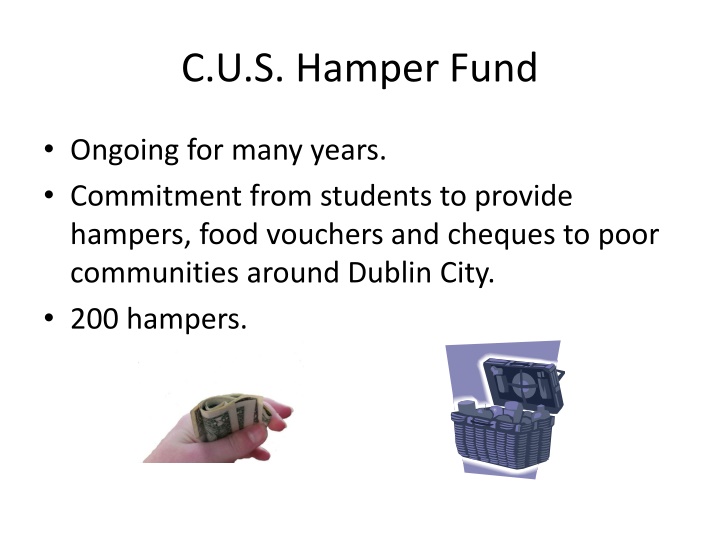 c u s hamper fund