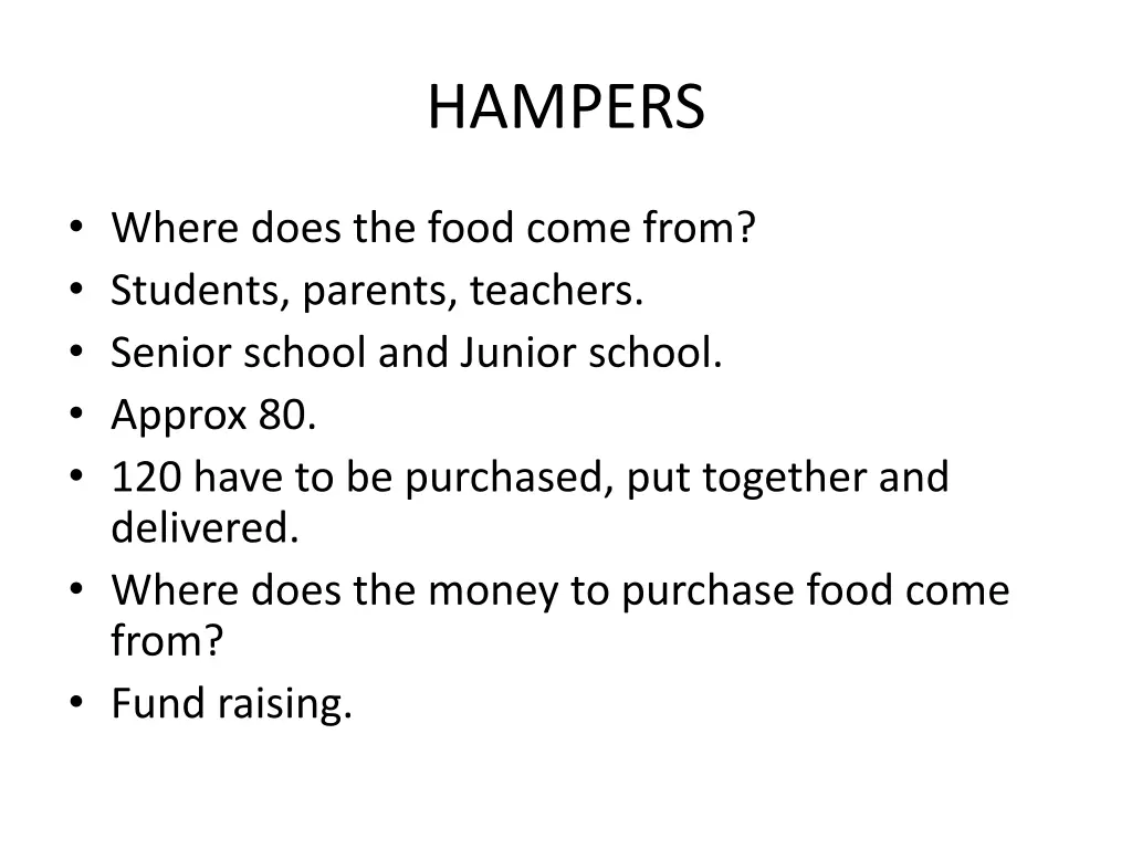 hampers