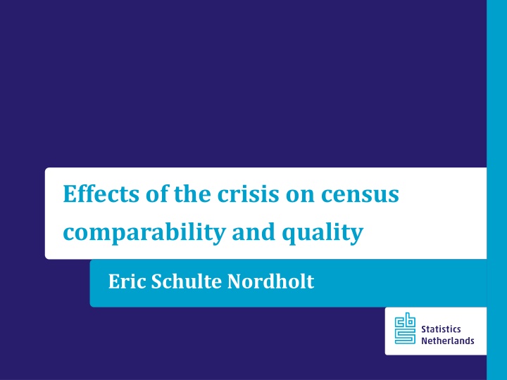 effects of the crisis on census comparability