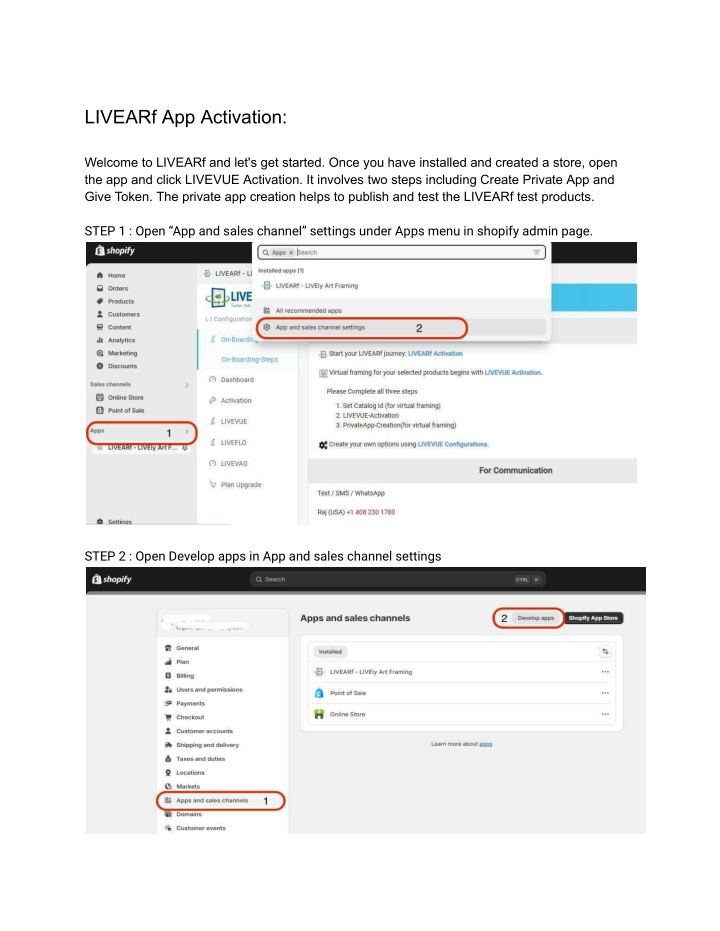 livearf app activation