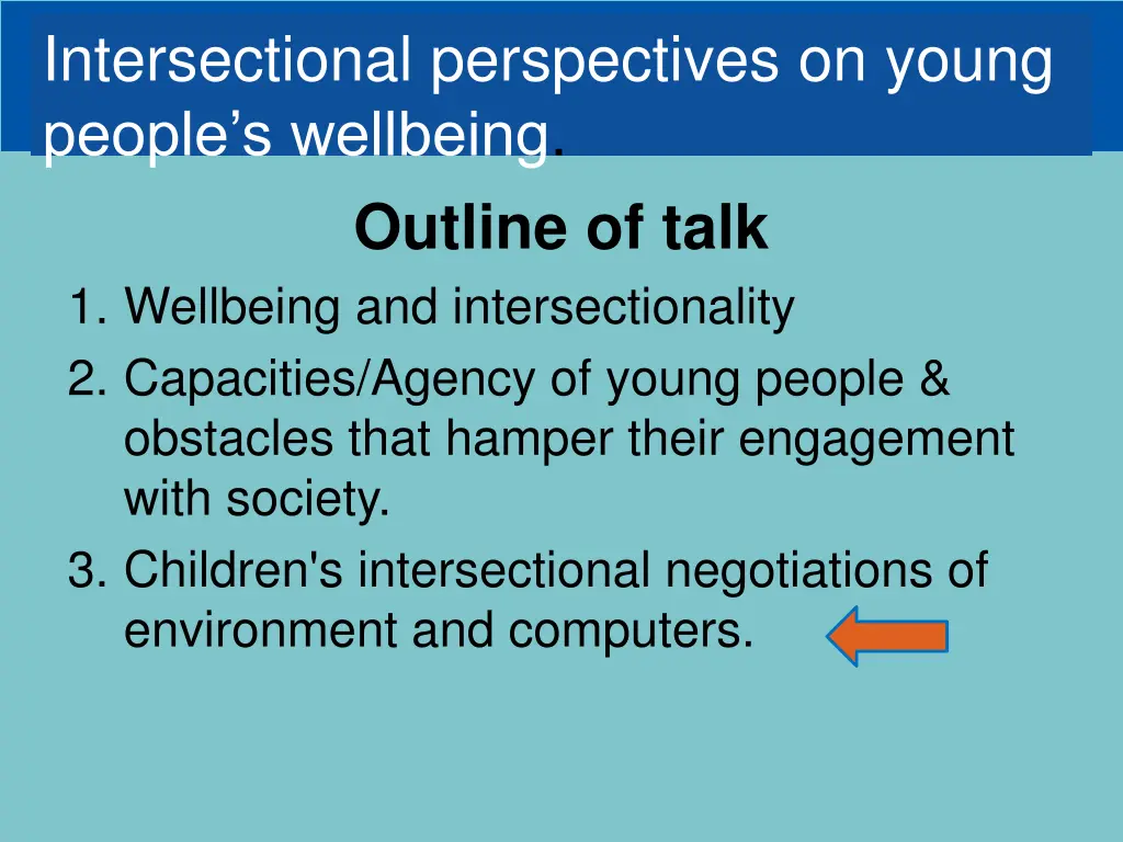 intersectional perspectives on young people 2