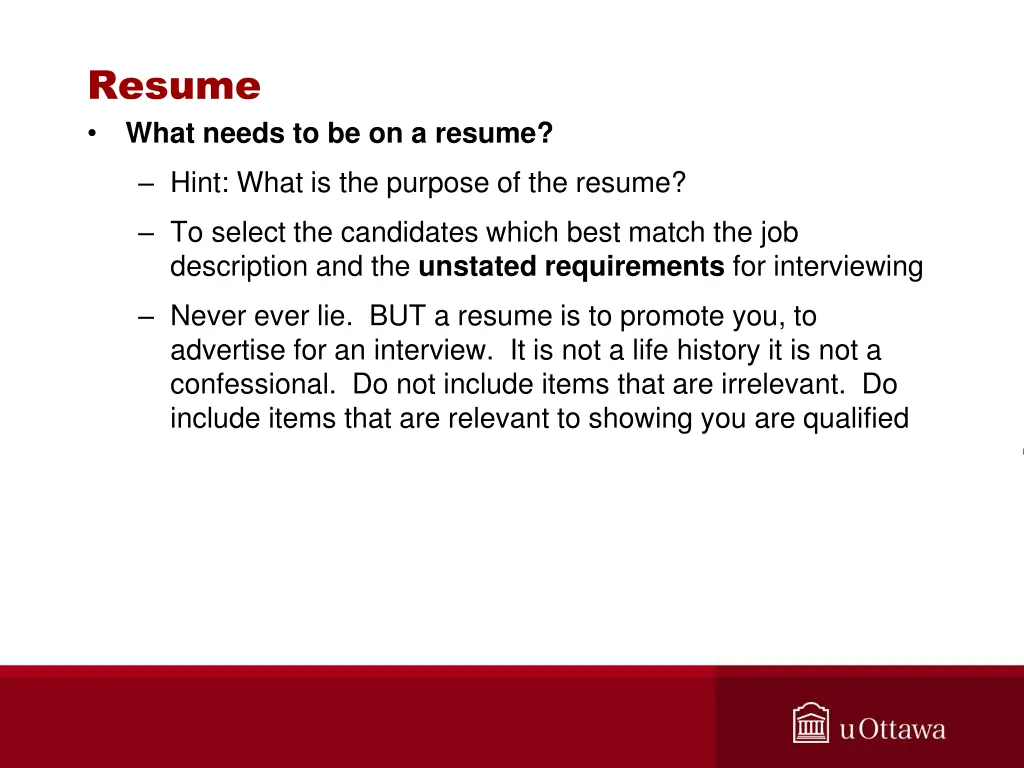 resume what needs to be on a resume