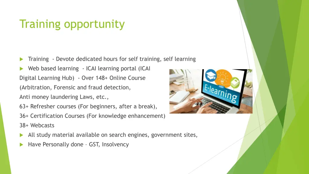 training opportunity