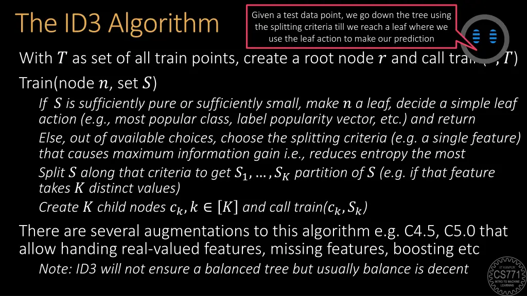 the id3 algorithm