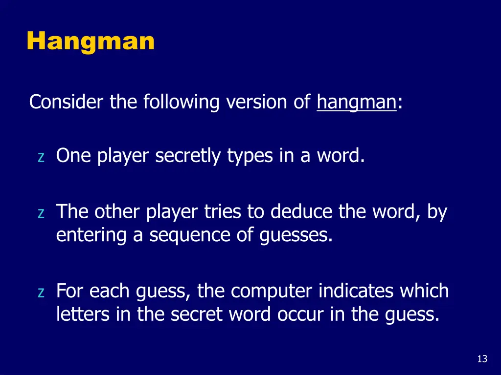 hangman