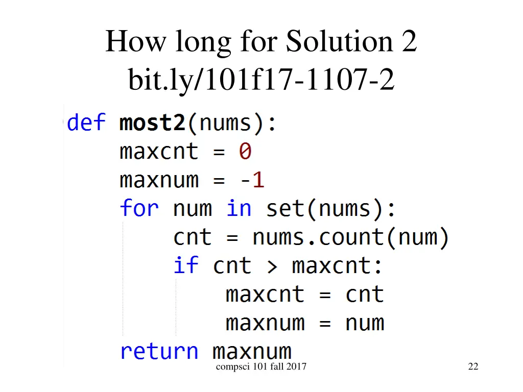 how long for solution 2 bit ly 101f17 1107 2