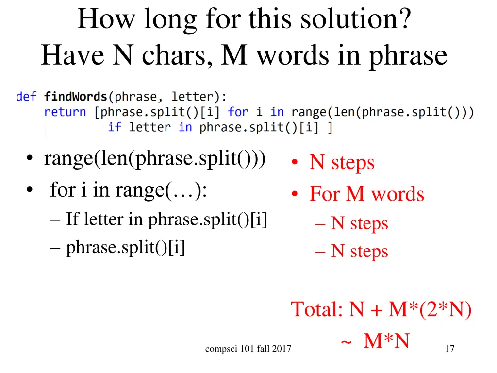 how long for this solution have n chars m words 1