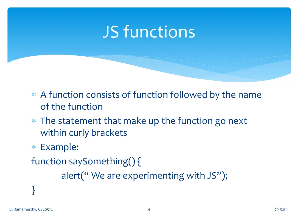 js functions