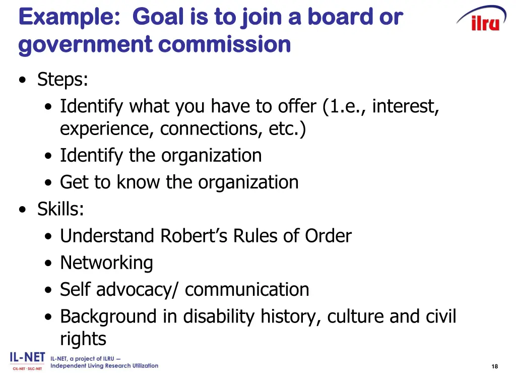 example example goal government commission