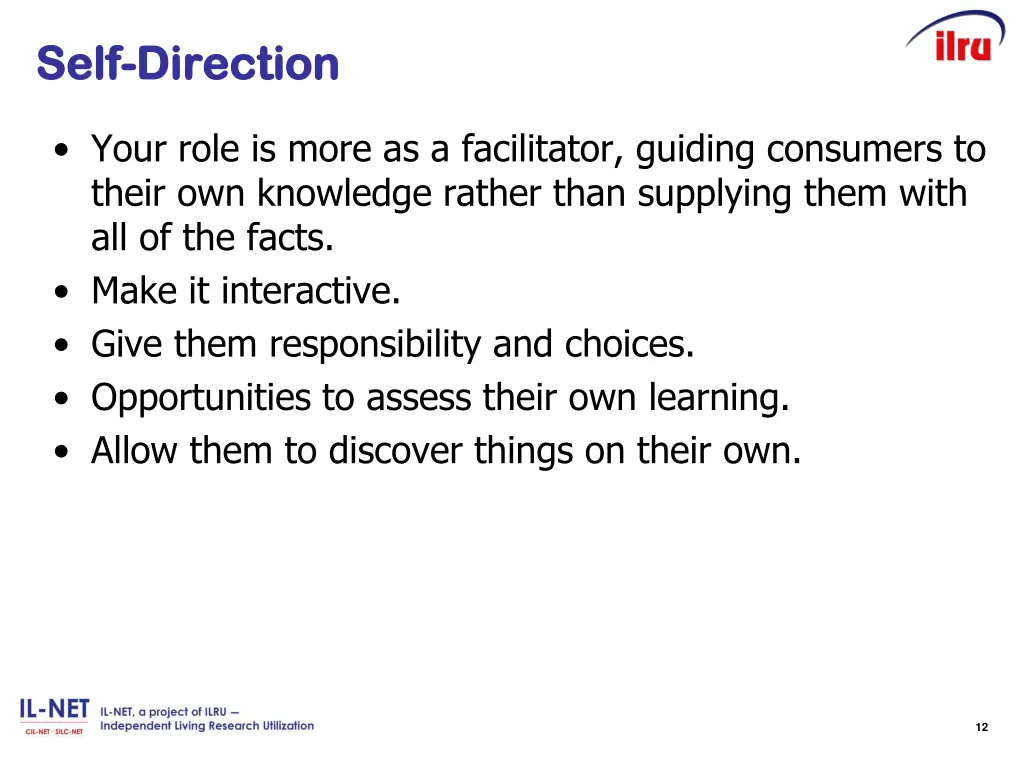 self self direction direction