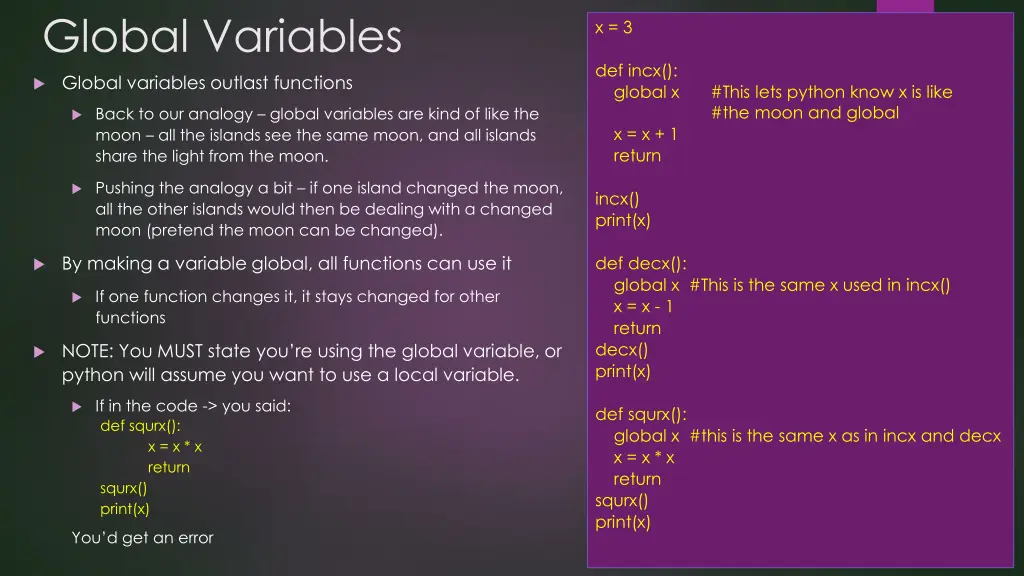 global variables 1