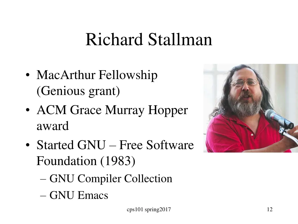 richard stallman