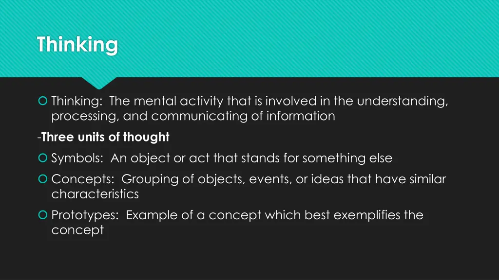 thinking