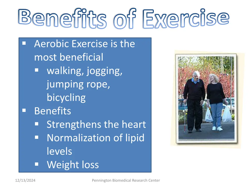 benefits of exercise aerobic exercise is the most