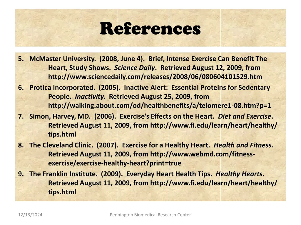 references 1