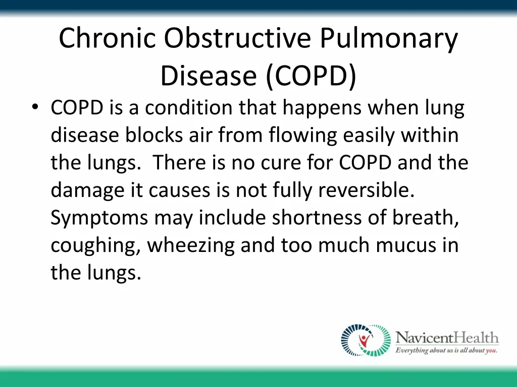 chronic obstructive pulmonary disease copd copd