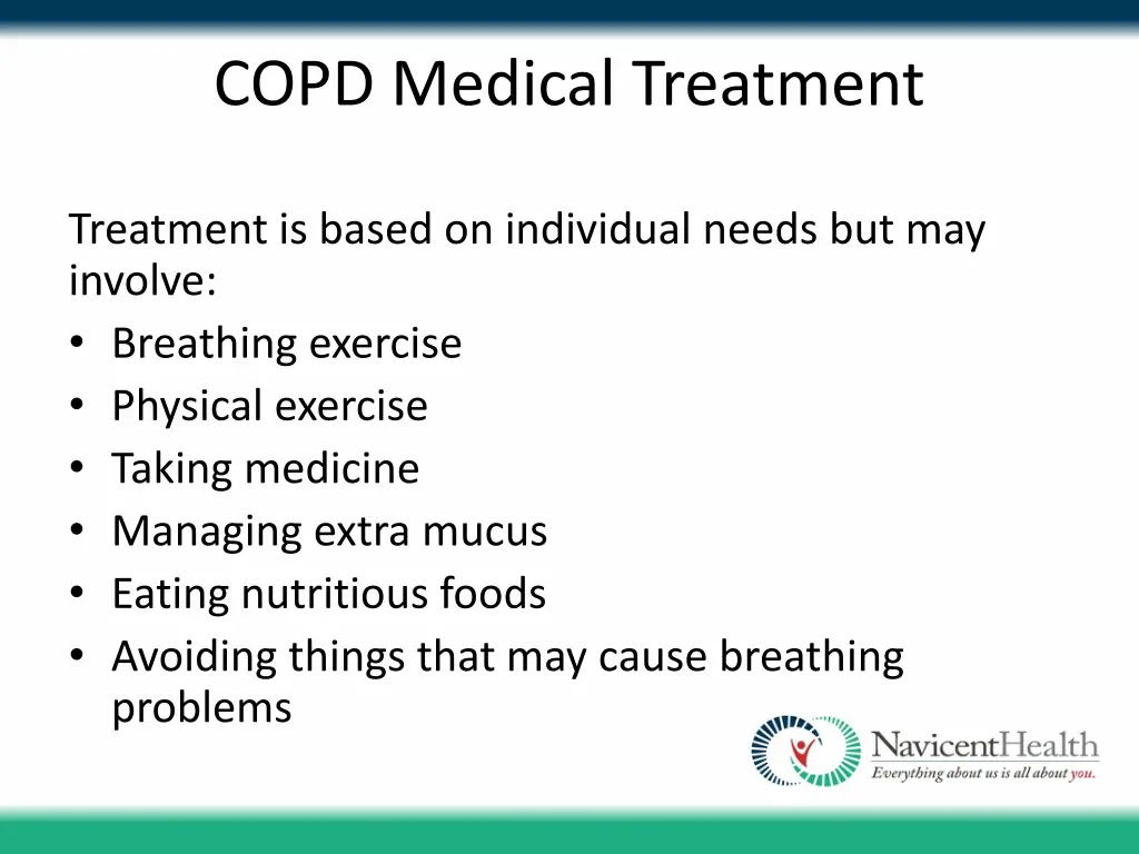 copd medical treatment