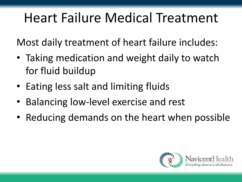 heart failure medical treatment