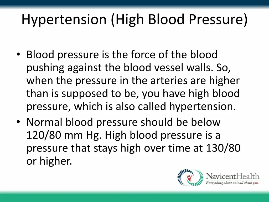 hypertension high blood pressure