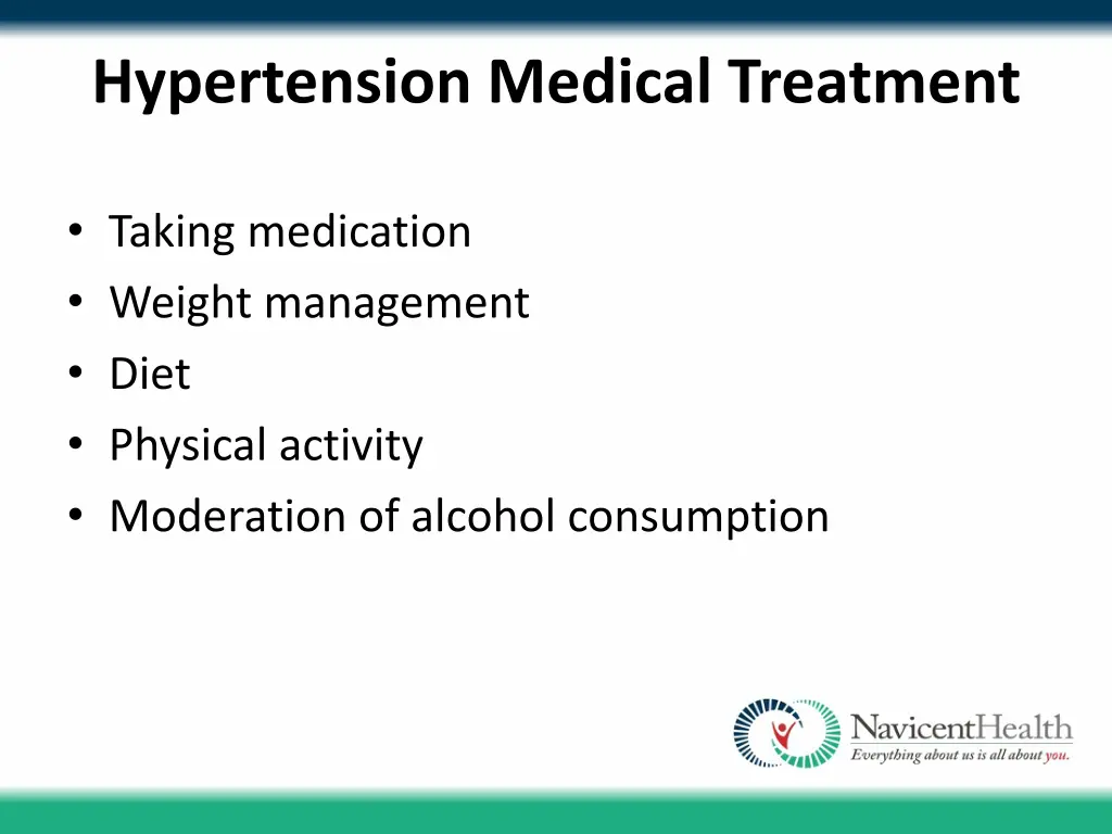 hypertension medical treatment