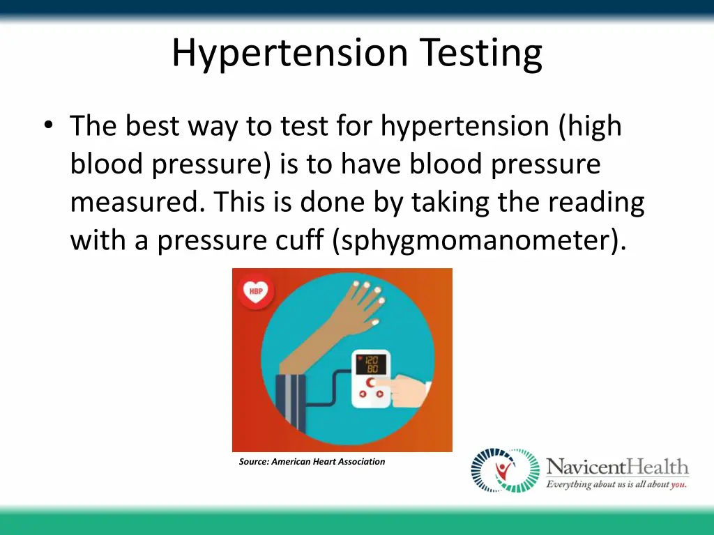 hypertension testing