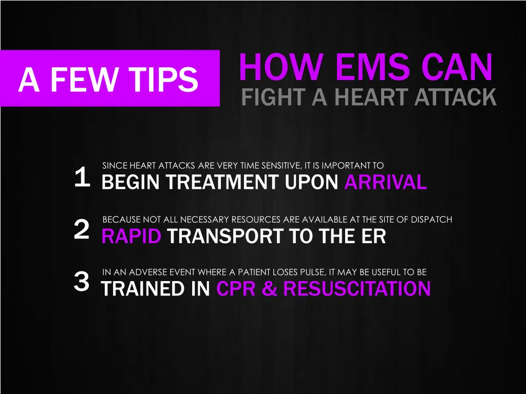 how ems can fight a heart attack