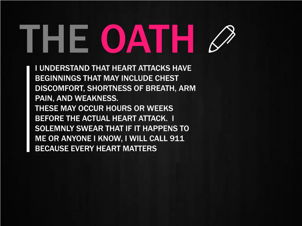 the oath