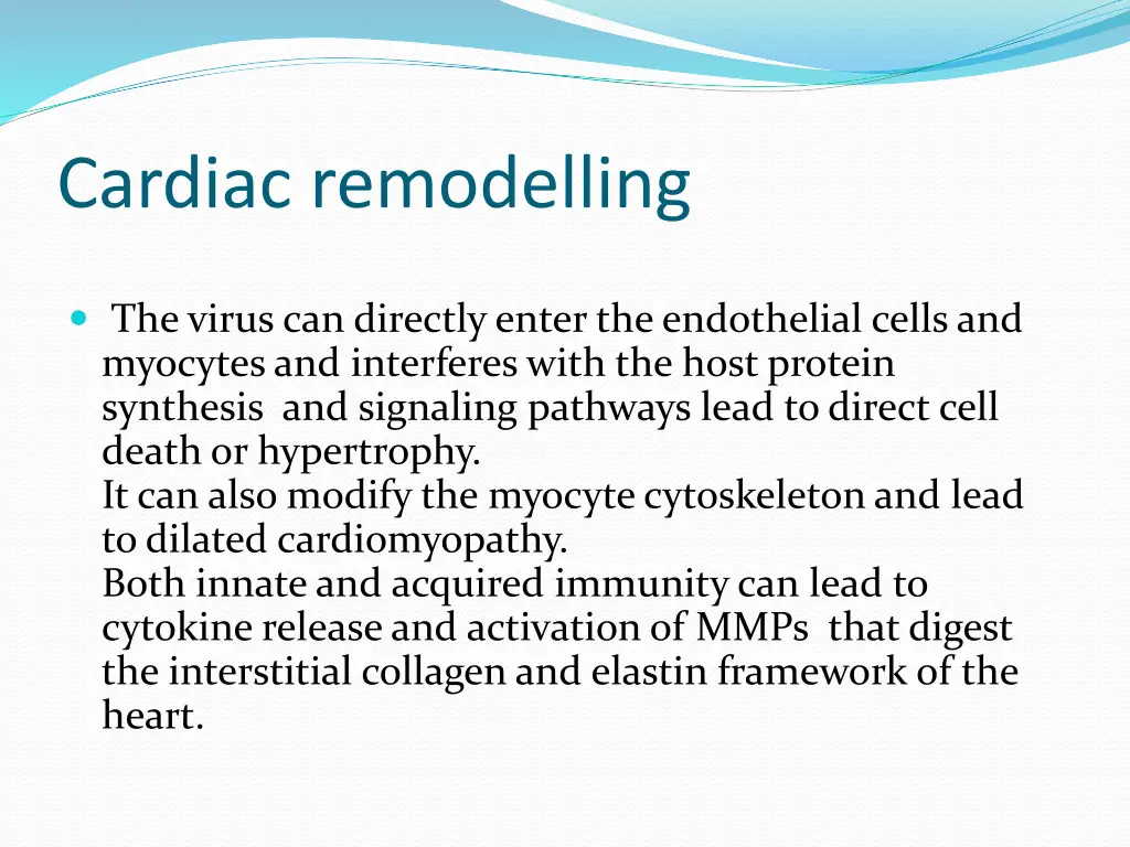 cardiac remodelling