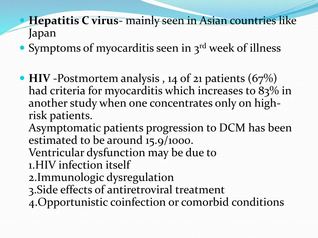 hepatitis c virus mainly seen in asian countries